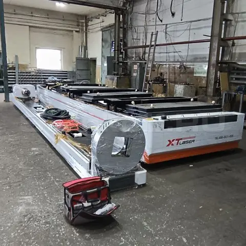 Пусконаладка оптоволоконного лазерного станка для резки листов и труб XTC-1560HT/3000 Raycus во Владимире