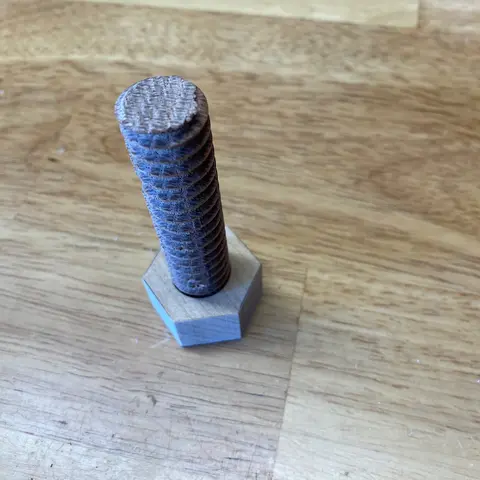 Деревянные винты и гайки с помощью фрезерного стола и 3D принтера своими руками