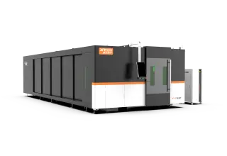 Оптоволоконный лазер в кабине с труборезом и сменным столом XTC-2060GT/6000 Raycus — фото 2