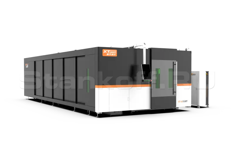 Оптоволоконный лазер в кабине для листов и труб XTC-1530GT/6000 Raycus