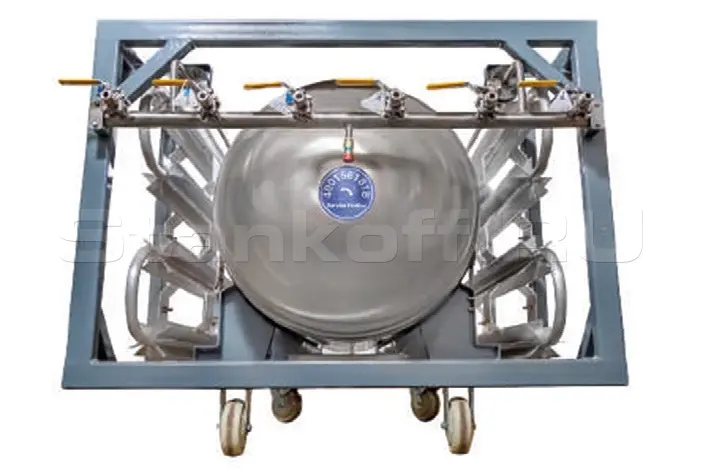 Горизонтальный криогенный газификатор DPW650–495(500)–1.6–30–4