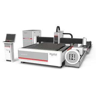 Оптоволоконный лазерный станок для резки листов и труб HGTECH SMART-3015T/3000 Raycus — фото 2