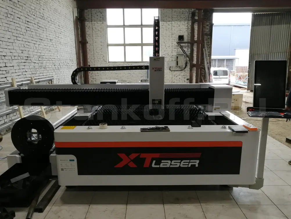 Пусконаладка оптоволоконного лазерного станка с труборезом XTC-1530НТ/1500 Raycus во Владимире