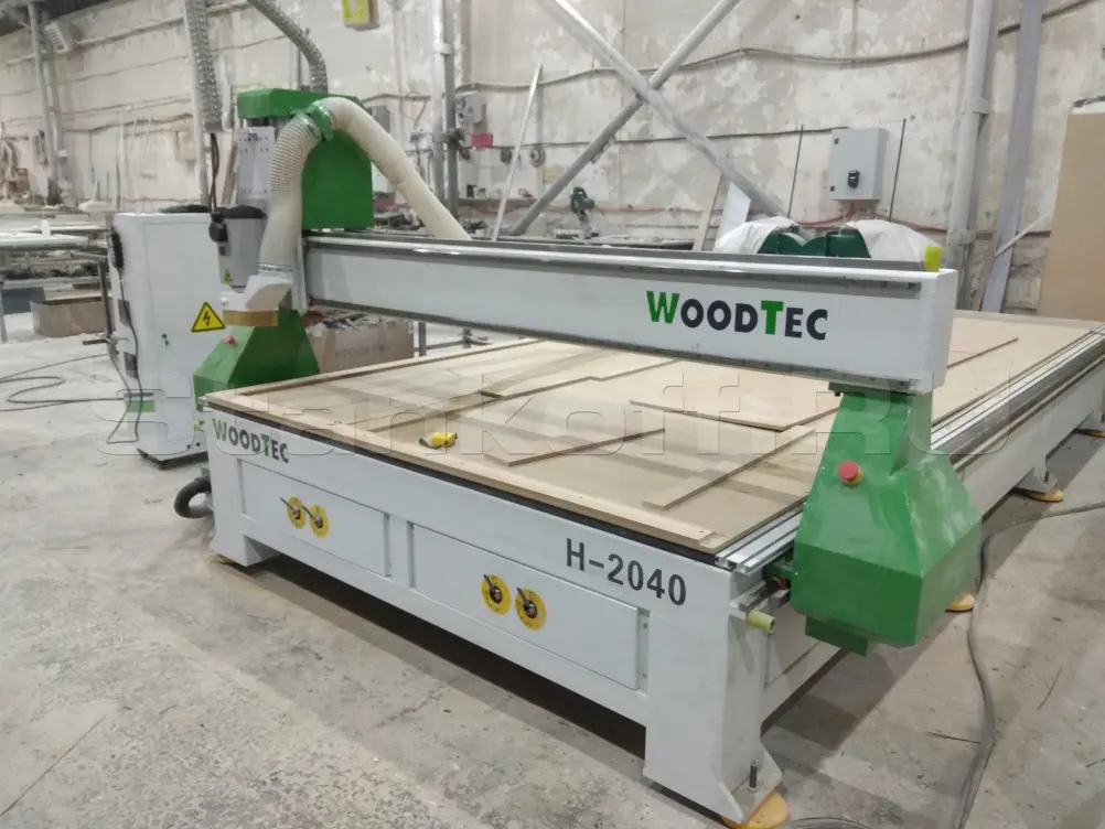 Пусконаладка фрезерно-гравировального станка с ЧПУ WoodTec H 2040 в Краснодаре