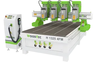 Многошпиндельный фрезерный станок с ЧПУ WoodTec H 1325 4FM