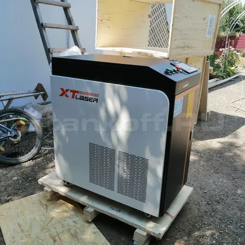 Установка лазерной чистки металла от ржавчины непрерывного типа XTL-QXC1500
