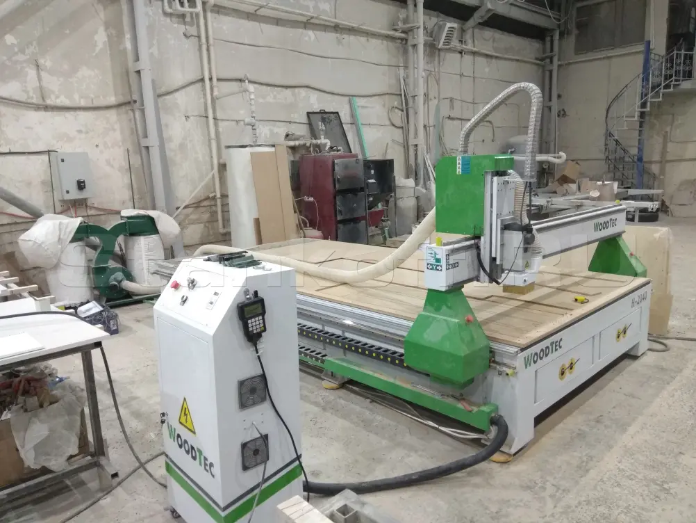 Пусконаладка фрезерно-гравировального станка с ЧПУ WoodTec H 2040 в Краснодаре