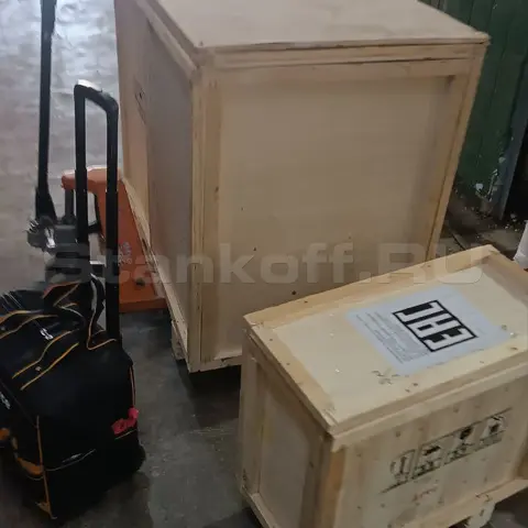 Станок в упаковке
