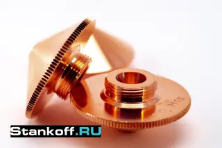 Оригинальное одинарное сопло 1,4 мм Raytools RNS-2814 для оптоволоконного лазера — фото 5
