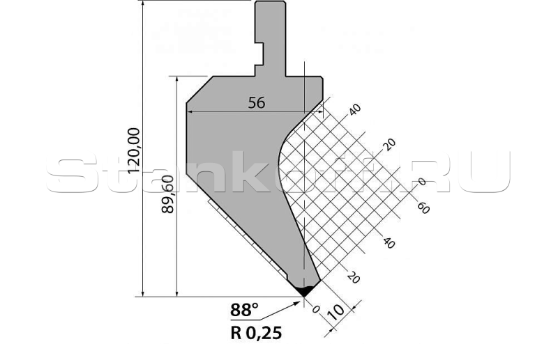 Пуансон P.120.88.R025.795s