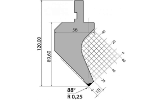 Пуансон P.120.88.R025.795s