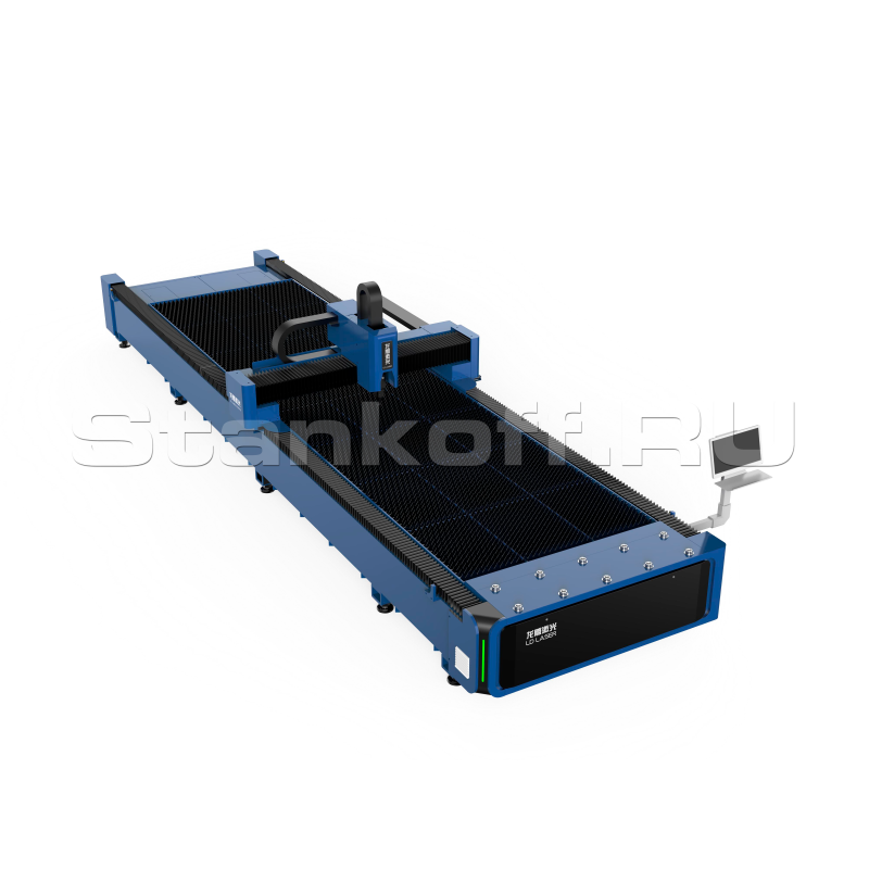 Оптоволоконный лазерный станок по металлу LD-6020S/3000 Raycus