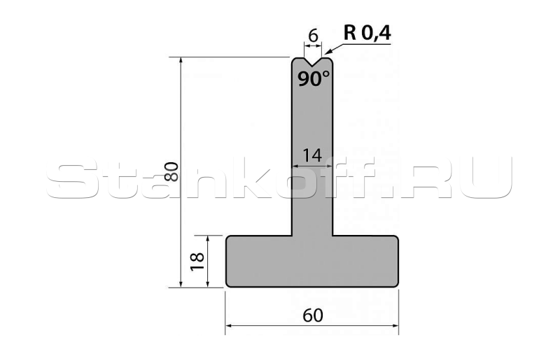 Матрица R1 Т-образная модель T80.06.90.900