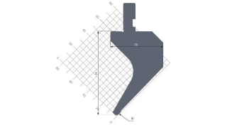 Пуансон гибочный STP 462 88 R0.2 415