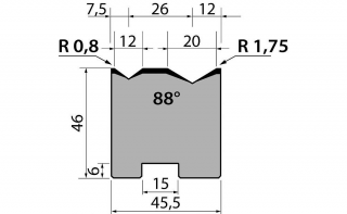 Матрица R1 двухручьевая быстросъемная классическая 46.14.805s