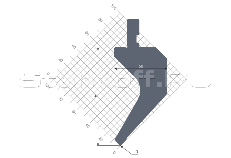 Пуансон STP 1015 88 R0.8 835