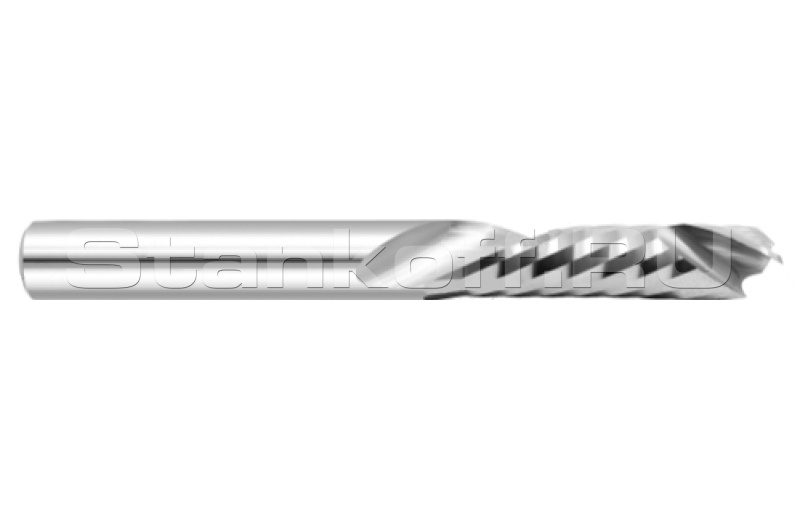 Фреза спиральная Z1+1 компрессионная 6x22x50 S=6 RH TideWay LCZ1C66221