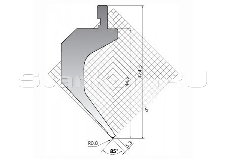 Пуансон TOP.175-85-R08-S/FB/R