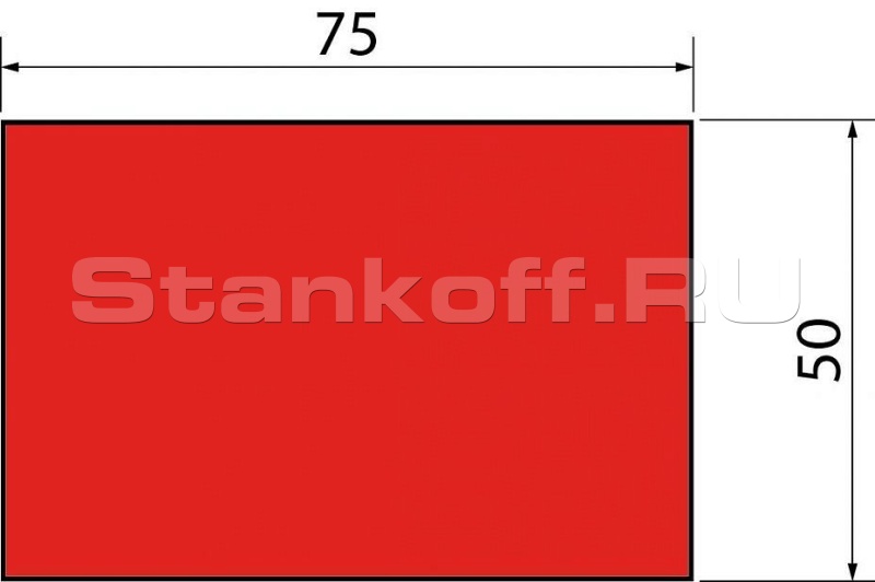 Полиуретановая вставка GM75x50.415