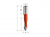Сверло Delta-Tools присадочное сквозное 4x10x57,5 mm Левое