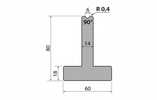 Матрица R1 Т-образная модель T80.06.90.805s