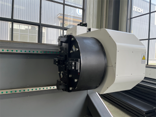 Оптоволоконный лазерный труборез HGTECH TS550-1212-3C/12000 Raycus