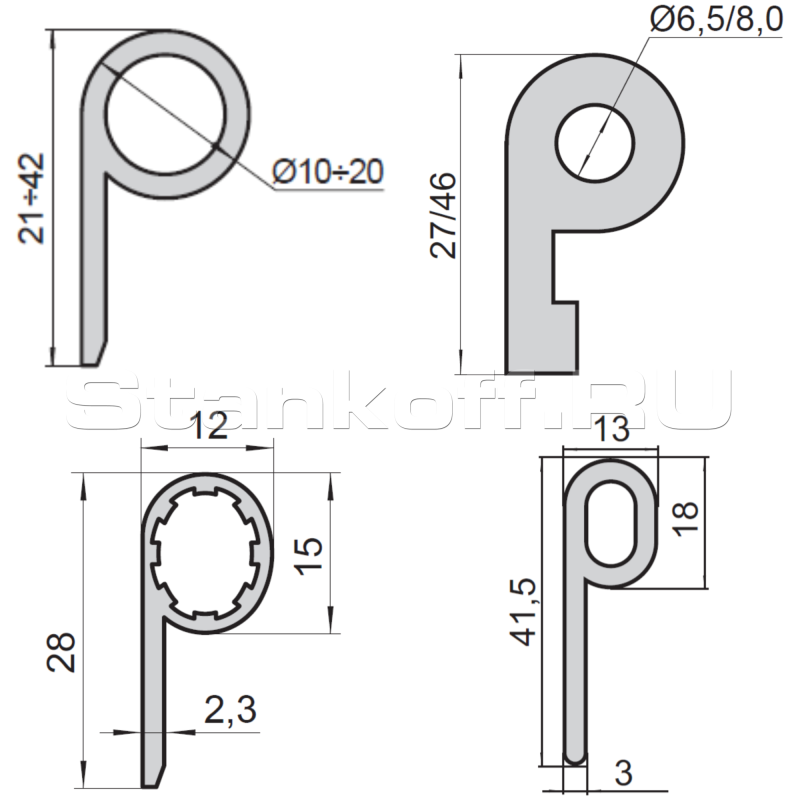 Р-образные профили ВИГЕ из кремнийорганических смесей