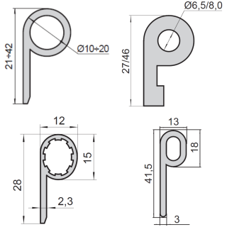 Р-образные профили ВИГЕ из кремнийорганических смесей