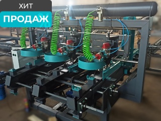 Автоматическая линия по производству деревянных поддонов (паллет) с кондукторами Pallet Line Auto Conductor