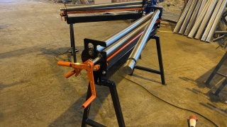 Вальцовочный станок трех-валковый ручной RM-1500x1.2
