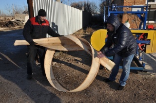 Ленточная пилорама по дереву Титан-1100