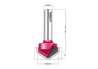 Фреза пазова для Alucobond D=12.7x12.7x46 S=8 PROCUT 200821AP