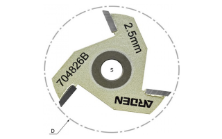Сменный режущий пазовый диск для фрез 704827