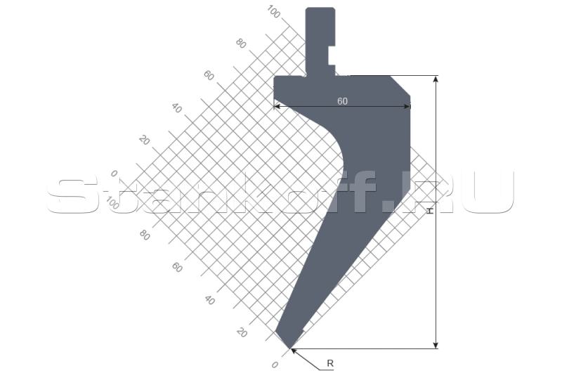 Пуансон STP 047 75 R0.8 835 s