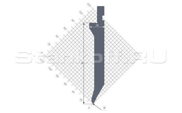 Пуансон STP 135 60 R0.8 415