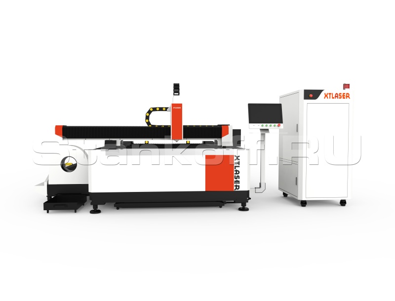 Оптоволоконная лазерная установка для резки листового металла и труб XTC-FT1530/500 Raycus
