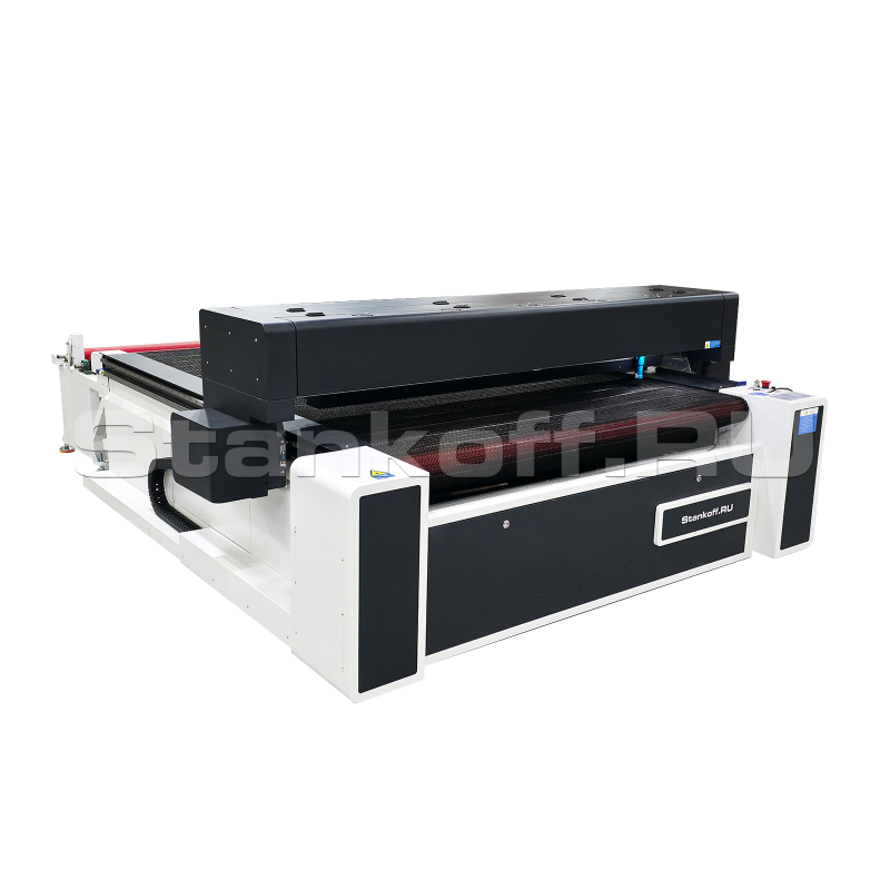 Лазерный станок CO2 с конвейерным столом JW-F 1616 180W