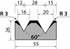 Матрица R1 классическая двухручьевая M26.60.05.415