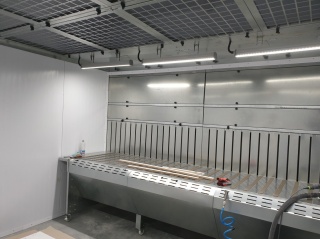 Обеспыливающая кабина для шлифовальных работ по металлу KGS-M3000