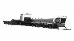 Оптоволоконный лазерный труборез с 3-мя патронами и автоматической погрузкой и выгрузкой XTC-TX360SS-1212-3C/6000 Raycus 5 axis