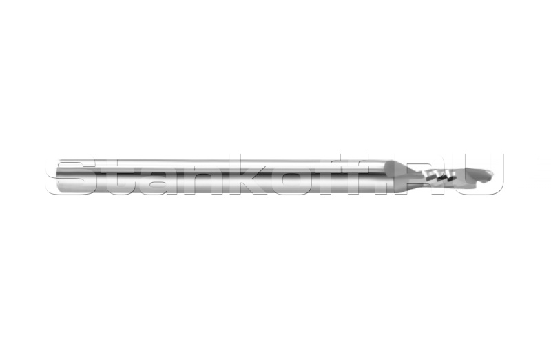 Спиральная однозаходная компрессионная фреза K1FLX3.205