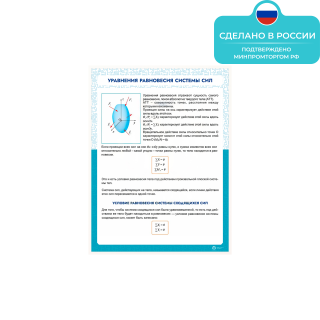 Информационный стенд «Уравнения равновесия системы сил» ST0115