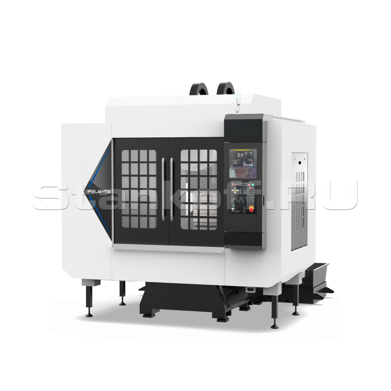 Вертикальный фрезерный обрабатывающий центр с ЧПУ HITIC PVLB-T8/Fanuc