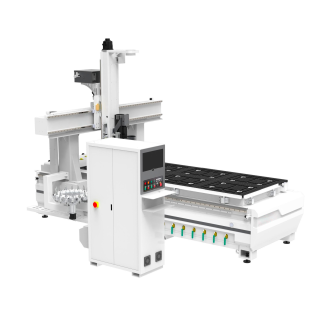 4-х осевой фрезерный станок с ЧПУ с автоматической сменой инструмента и наклонным шпинделем ST2030A9 Rotary