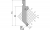 Пуансон для листогибочных прессов P.116.88.R08.805s