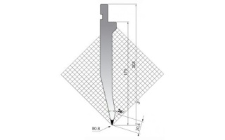 Пуансон прямого типа TOP.205-26-R08