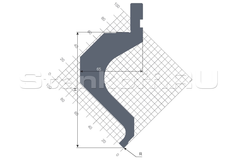 Пуансон STP 2102 85 R0.8 835 s