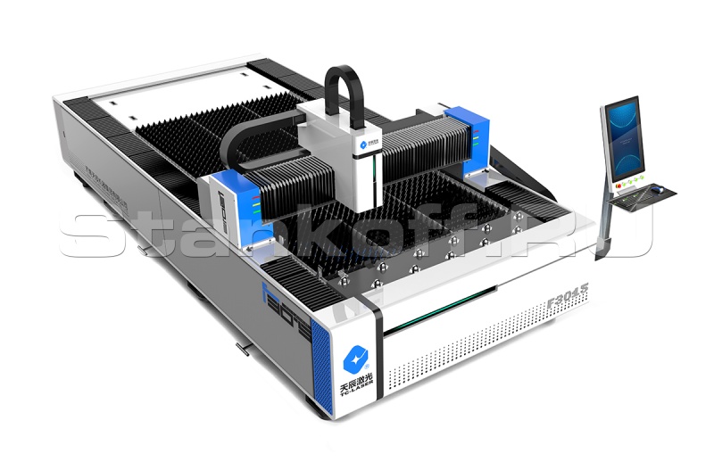 Волоконная лазерная установка для резки металла TC-F3015/3000 Raycus