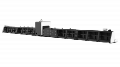 Оптоволоконный лазерный труборез с 3-мя патронами и автоматической погрузкой XTC-TX360S-1212-3C/6000 Raycus 5 axis