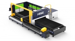 Волоконный лазерный станок для резки металлических листов и труб HS-G3015E-60T/1000 IPG